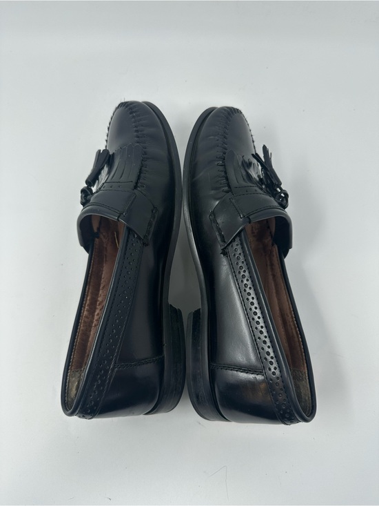 Bass Grammer Black Tasseled Loafers Slip on Cushion Men\'s 9M main image 3